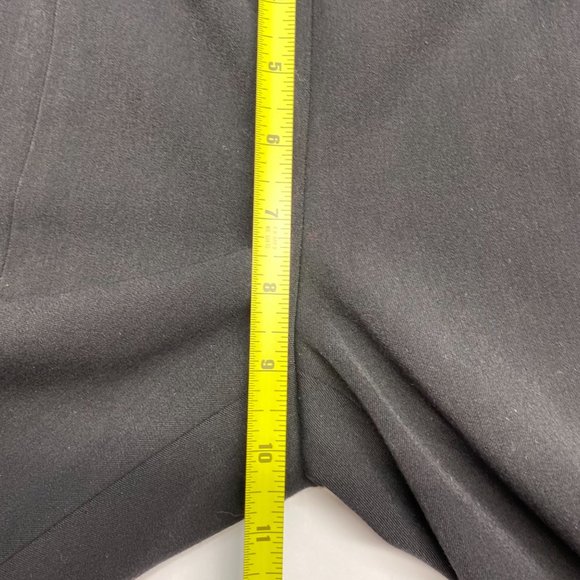 CASLON Black Flat Front High Rise Wide Leg Pants 6 - Picture 12 of 16